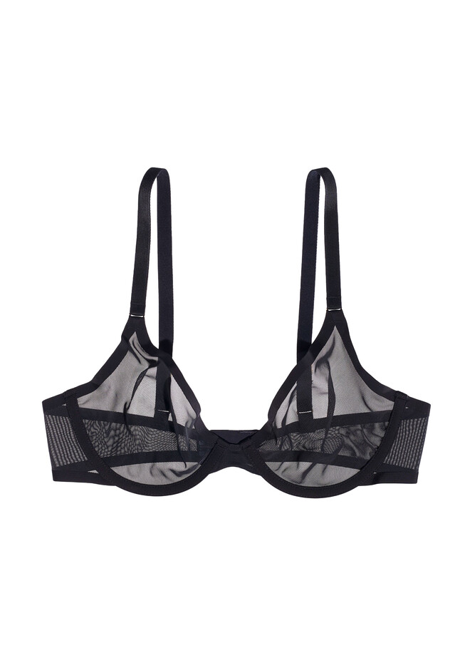 The Plunge - Mesh  Bra and panty sets, Most beautiful models, Plunge bra