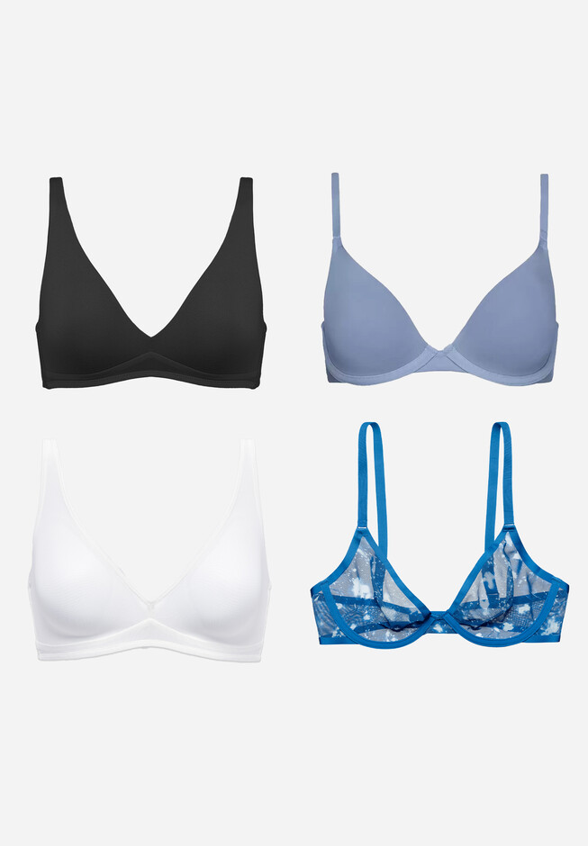 Shop the Plunge Bra in cup sizes A through H. V-neckline. Made from  lightweight breathable stretch mesh fabric and flexible …