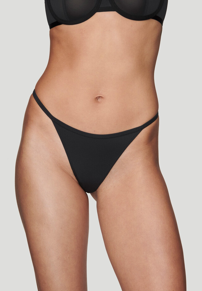 The String Thong Pack of 3 - Modal, Black